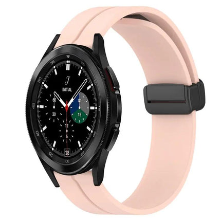 20mm Silicone Magnetic Clasp Watch Band For Galaxy Watch4
