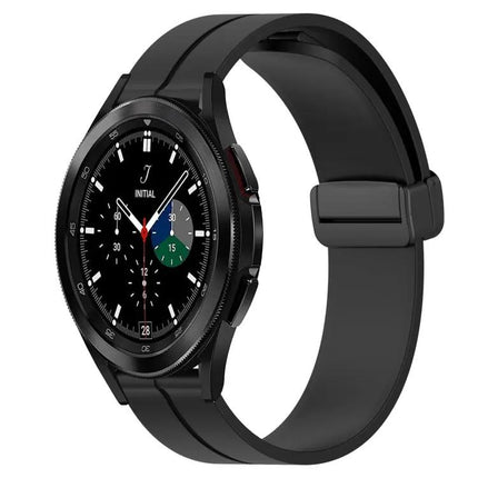20mm Silicone Magnetic Clasp Watch Band For Galaxy Watch4