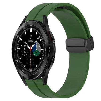 20mm Silicone Magnetic Clasp Watch Band For Galaxy Watch4