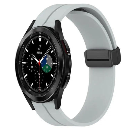 20mm Silicone Magnetic Clasp Watch Band For Galaxy Watch4