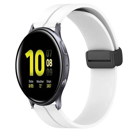 20mm Silicone Magnetic Clasp Watch Band For Samsung