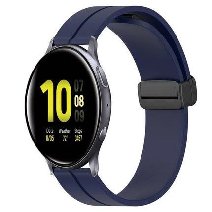 20mm Silicone Magnetic Clasp Watch Band For Samsung