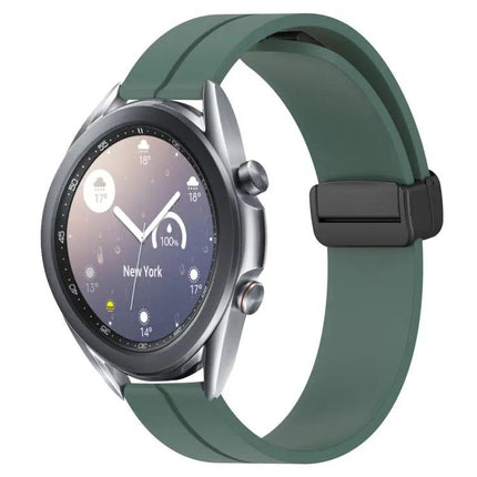 22mm Silicone Magnetic Clasp Band For Galaxy Watch 45/46mm