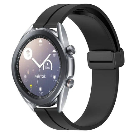 22mm Silicone Magnetic Clasp Band For Galaxy Watch 45/46mm