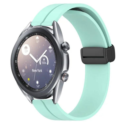 22mm Silicone Magnetic Clasp Band For Galaxy Watch 45/46mm