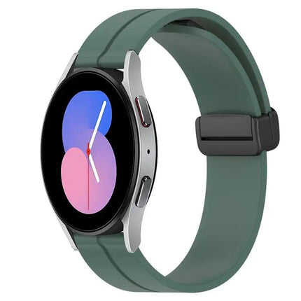 22mm Silicone Magnetic Clasp Band For Galaxy Watch 45/46mm