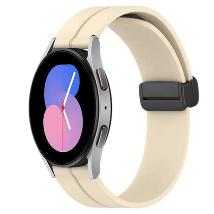 22mm Silicone Magnetic Clasp Band For Galaxy Watch 45/46mm
