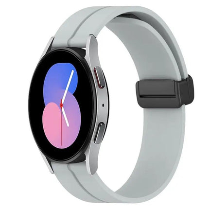 22mm Silicone Magnetic Clasp Band For Galaxy Watch 45/46mm