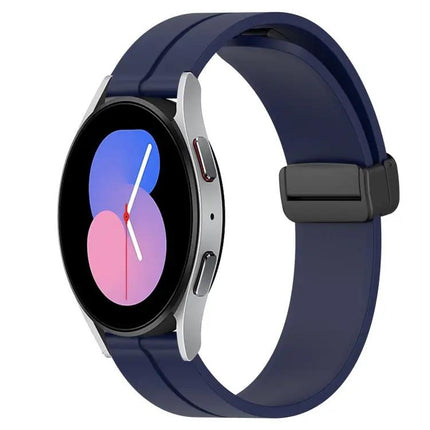 22mm Silicone Magnetic Clasp Band For Galaxy Watch 45/46mm