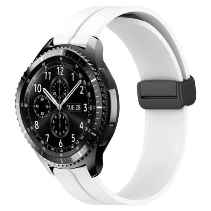 22mm Silicone Watch Band Magnetic Clasp for Samsung Gear S3