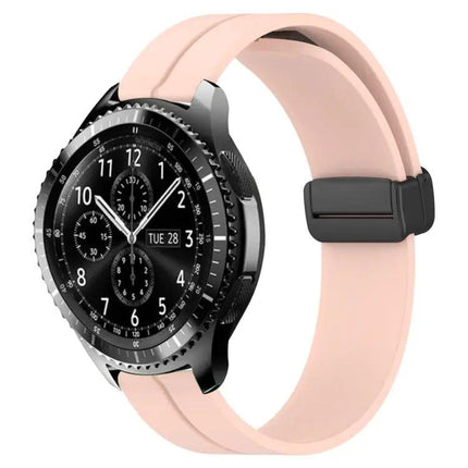 22mm Silicone Watch Band Magnetic Clasp for Samsung Gear S3