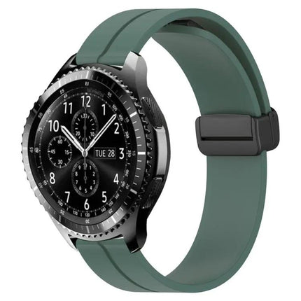 22mm Silicone Watch Band Magnetic Clasp for Samsung Gear S3