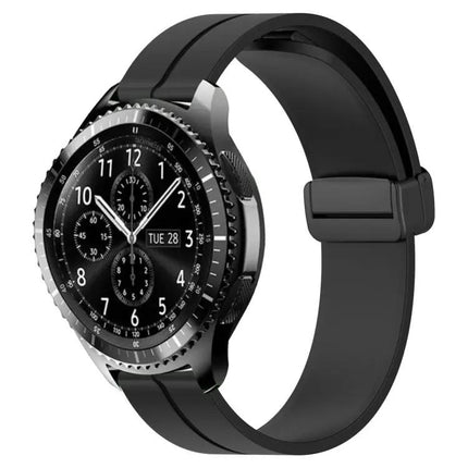22mm Silicone Watch Band Magnetic Clasp for Samsung Gear S3