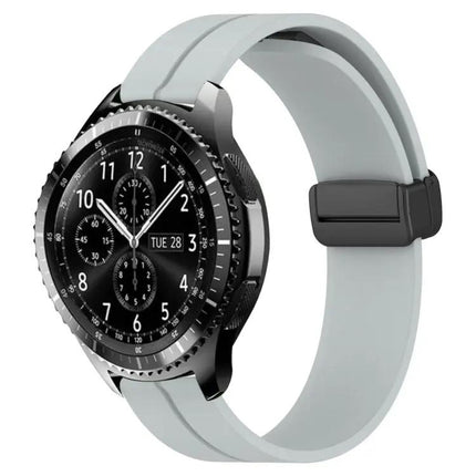 22mm Silicone Watch Band Magnetic Clasp for Samsung Gear S3