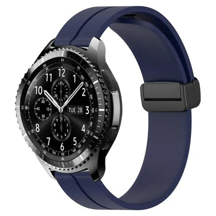 22mm Silicone Watch Band Magnetic Clasp for Samsung Gear S3