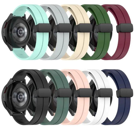 22mm Silicone Watch Band Magnetic Clasp for Samsung Gear S3
