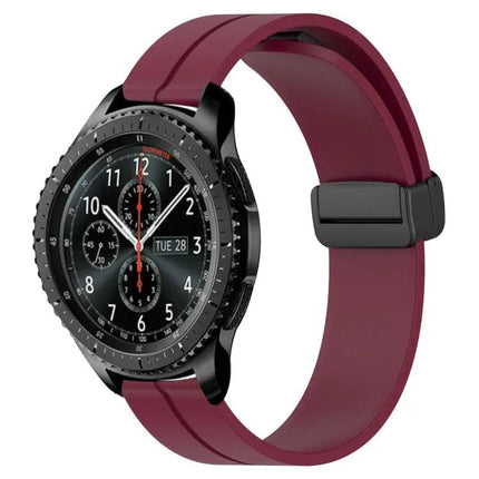 22mm Silicone Watch Band Magnetic Clasp for Samsung Gear S3