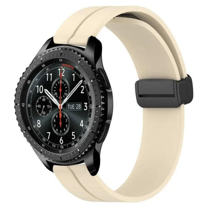 22mm Silicone Watch Band Magnetic Clasp for Samsung Gear S3