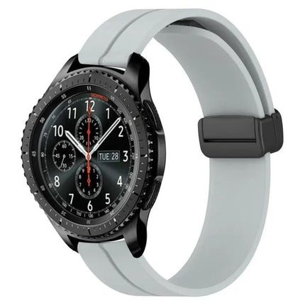 22mm Silicone Watch Band Magnetic Clasp for Samsung Gear S3