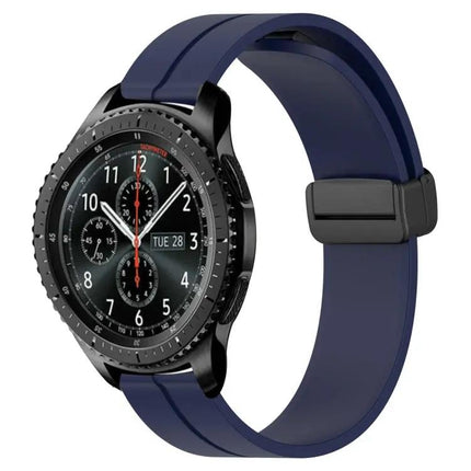 22mm Silicone Watch Band Magnetic Clasp for Samsung Gear S3