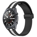 For Samsung Galaxy Watch3 45mm / Black+White