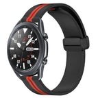 For Samsung Galaxy Watch3 45mm / Black+Red
