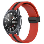 For Samsung Galaxy Watch3 45mm / Red+Black
