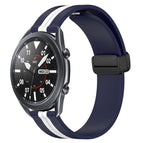 For Samsung Galaxy Watch3 45mm / Midnight Blue + White