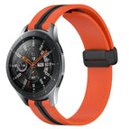 For Samsung Galaxy Watch 46mm / Orange+Black