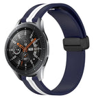 For Samsung Galaxy Watch 46mm / Midnight Blue + White