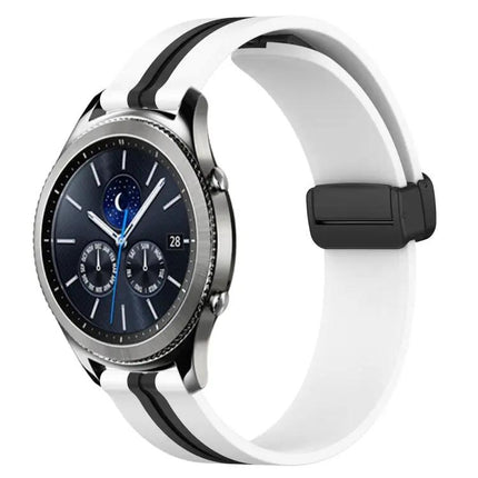 22mm Silicone Watch Band Magnetic Clasp Compatible Gear S3