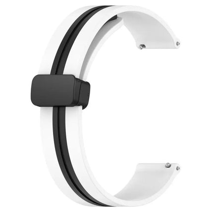 22mm Silicone Watch Band Magnetic Clasp Compatible Gear S3