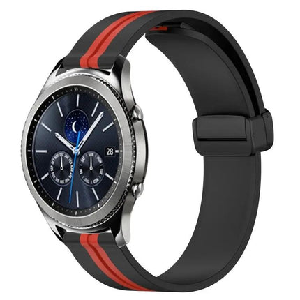 22mm Silicone Watch Band Magnetic Clasp Compatible Gear S3