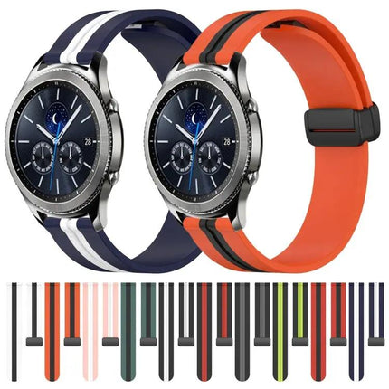 22mm Silicone Watch Band Magnetic Clasp Compatible Gear S3