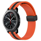 For Samsung Gear S3 Frontier / Orange+Black