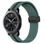 For Samsung Gear S3 Frontier / Olive Green + Black
