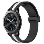 For Samsung Gear S3 Frontier / Black+White