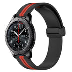 For Samsung Gear S3 Frontier / Black+Red
