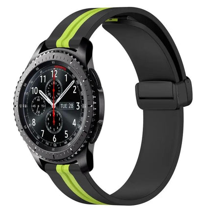 22mm Silicone Watch Band Magnetic Clasp Compatible Gear S3