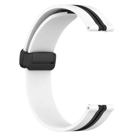 20mm Silicone Magnetic Clasp Watch Band For Galaxy 40/44mm