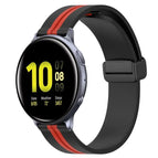 For Samsung Galaxy Watch Active 2 44mm / Black+Red