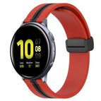 For Samsung Galaxy Watch Active 2 44mm / Red+Black