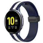 For Samsung Galaxy Watch Active 2 44mm / Midnight Blue + White