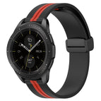 For Samsung Galaxy Watch 42mm / Black+Red