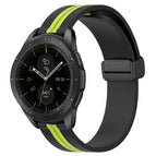For Samsung Galaxy Watch 42mm / Black+Lime Green