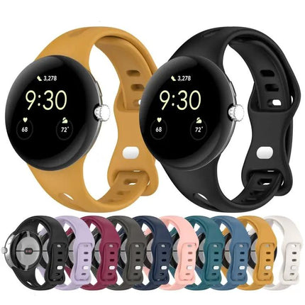Slim Silicone Band Waterdrop For Pixel Watch Butterfly 41mm