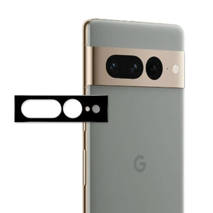 ENKAY Camera Lens Protector for Google Pixel 7 Pro showing tempered glass cutout aligned with Pixel 7 Pro camera module