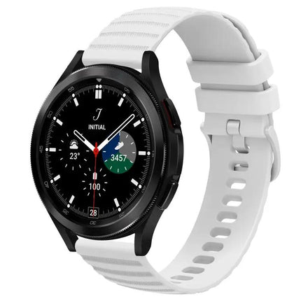 20mm Silicone Watch Band Wavy Dot for Galaxy Watch4 42/46mm