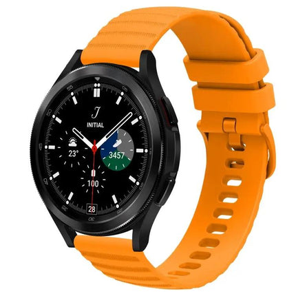 20mm Silicone Watch Band Wavy Dot for Galaxy Watch4 42/46mm