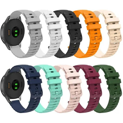 20mm Silicone Watch Band Wavy Dot for Galaxy Watch4 42/46mm